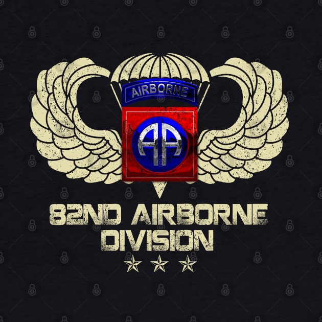 Proud U.S 82nd AIRBORNE Division Veteran Vintage by floridadori